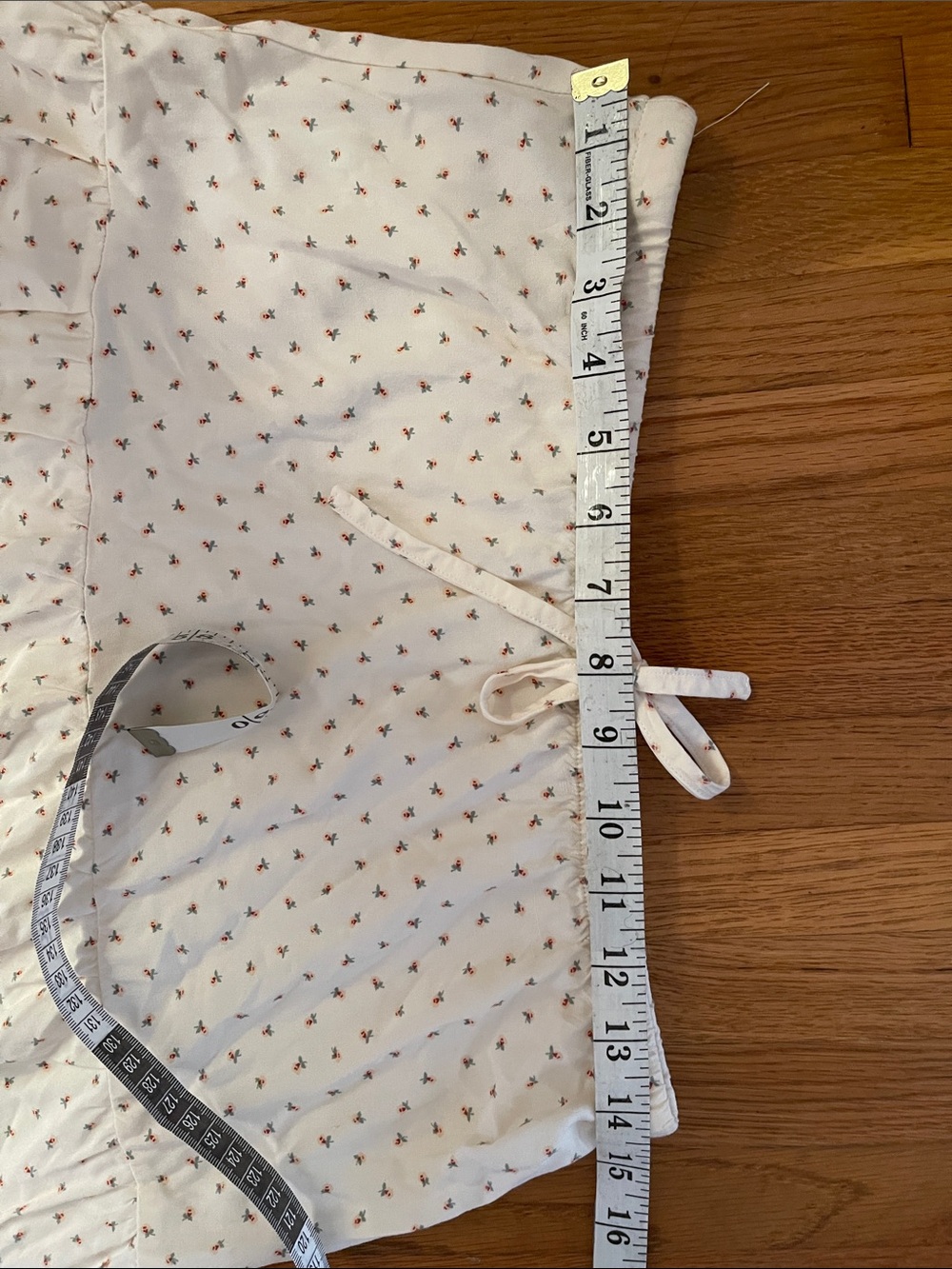 Brandy Melville Cream Tiered Maxi Skirt with Tiny Dot Pattern - Picture 4 of 8